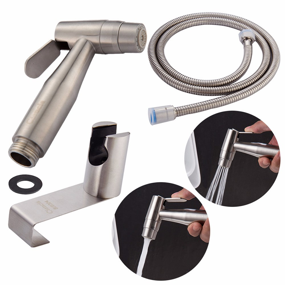 BumGuns™ Classic Sprayer — Brushed Nickel
