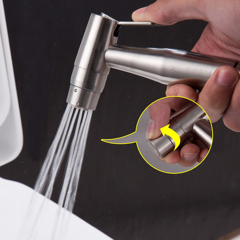 BumGuns™ Classic Sprayer — Brushed Nickel
