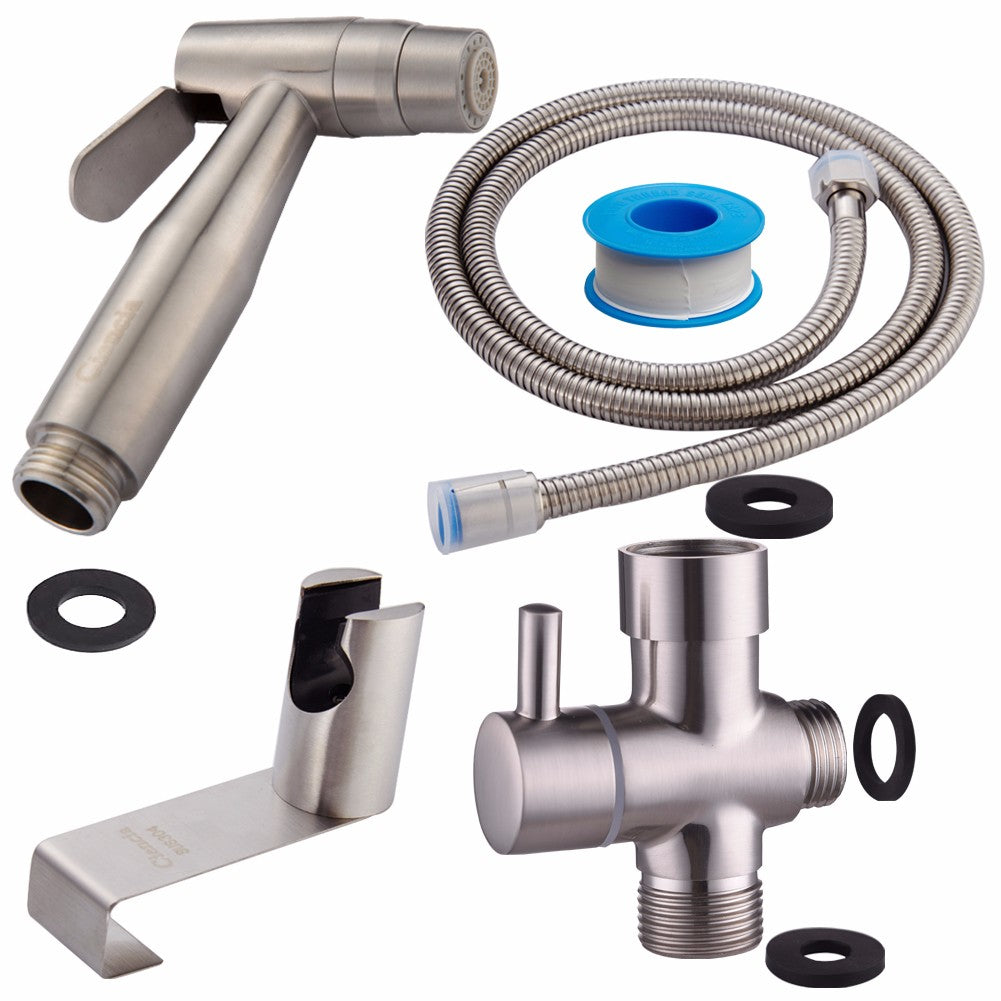 BumGuns™ Classic Sprayer — Brushed Nickel